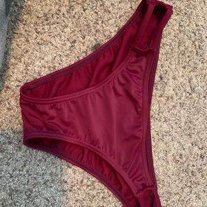 xhilaration burgundy swimsuit